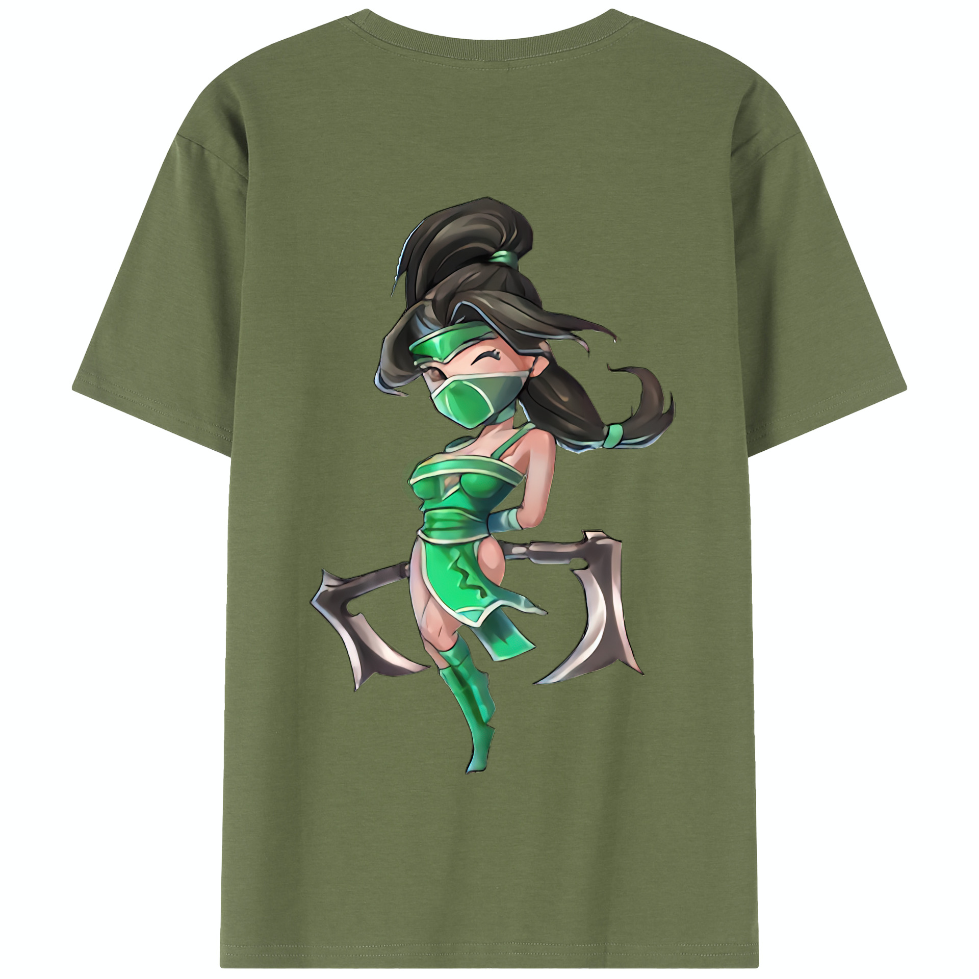 リーグ・オブ・レジェンド League of Legends LOL 綿100％半袖Tシャツ（背面プリント）